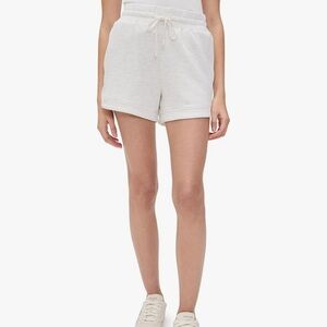 Varley Women's Ollie high rise ivory marl Shorts